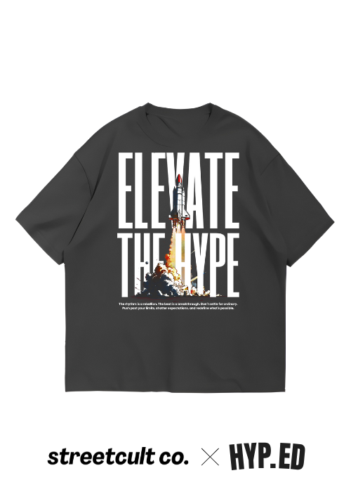 "Elevate The Hype" Oversized Tee