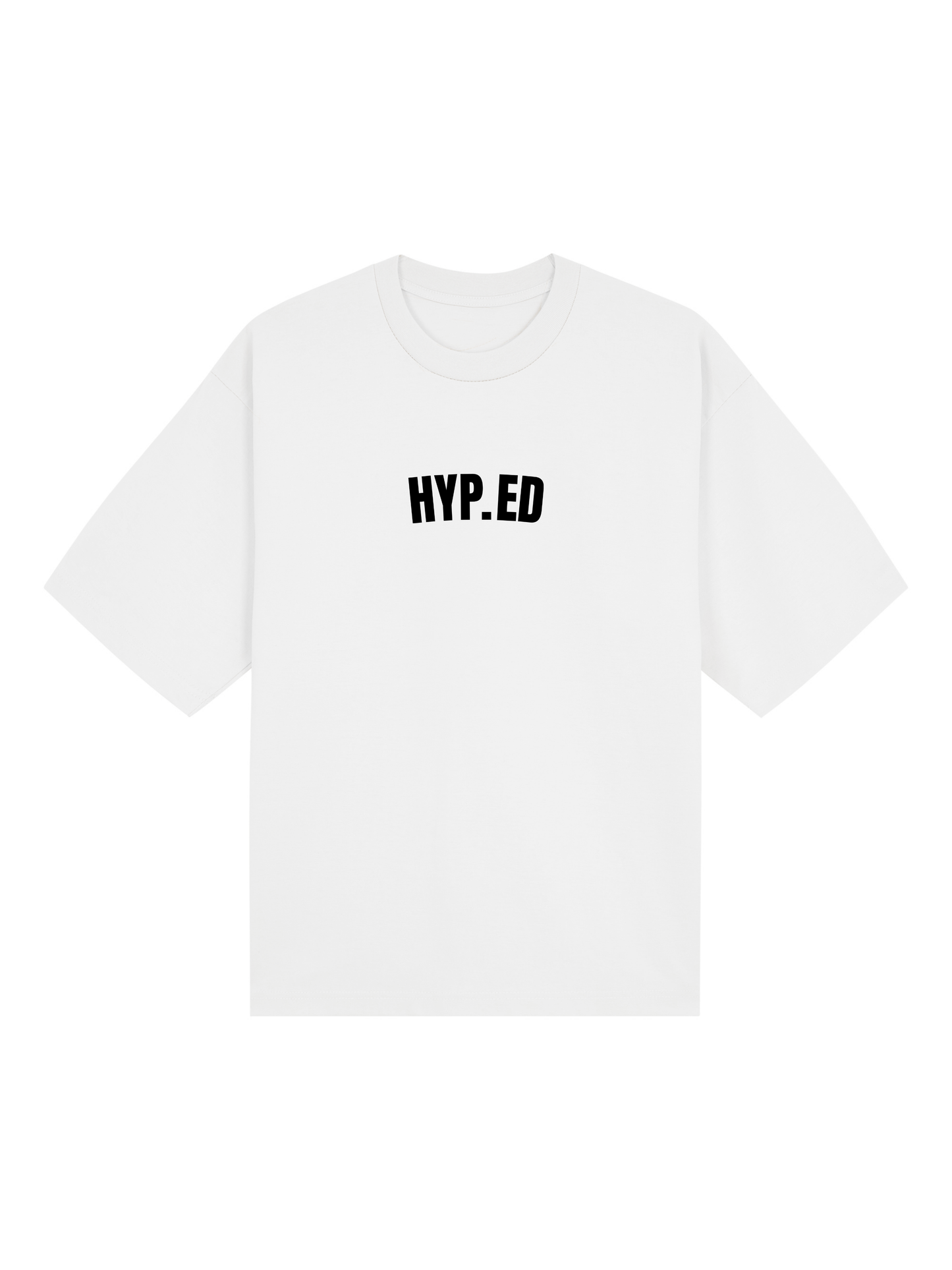 Stay Hyped Tee — Black / Gray / Oat / White