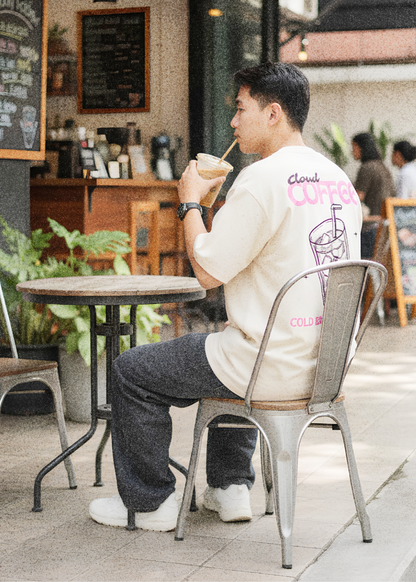 Cold Brew Goodness Tee — White / Oat