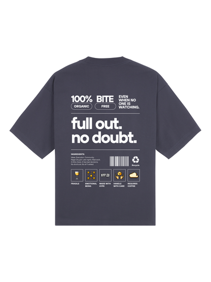 Full Out Tee — No Doubt Graphic (Black / Gray)